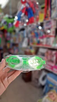 نظارات سباحة للأطفال - لون أخضر