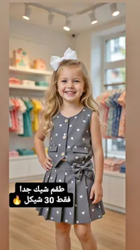 طقم شيك جداً للأطفال - سوق غزة