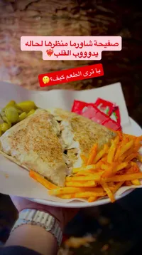صفيحة شاورما دجاج