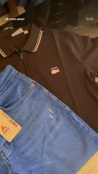 تيشيرت بولو بسحاب وشعار التمساح - لاكوست (Lacoste)