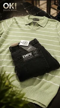 بنطلون جينز أسود - EMPO (EMPO)