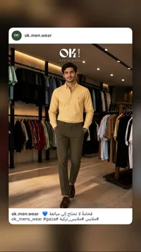 قميص رجالي - OK! MEN'S WEAR (OK!)