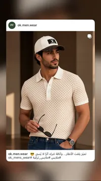 تيشيرت بولو رجالي - OK.MEN.WEAR