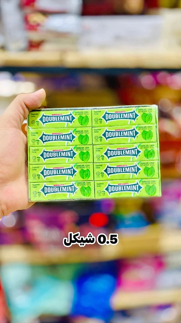 علكة دبل مينت - وريجليز (Wrigley's) - مواد غذائية وبقالة - سوق غزة