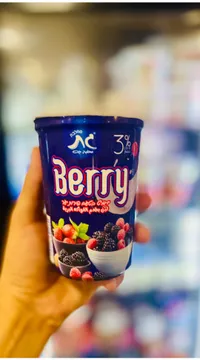 لبن زبادي بالفواكه البرية - جات (Gat)