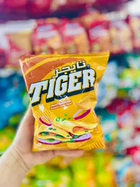 بطاطس مقرمشة بنكهة الجبنة المتبلة - تايجر (Tiger)