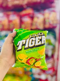 رقائق بطاطس شيبس بطعم الشطة والليمون - تايجر (Tiger)