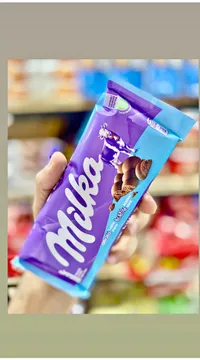 شوكولاتة بالحليب الهشة - ميلكا (Milka)