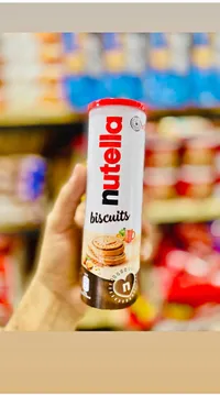بسكويت محشو بكريمة البندق - نوتيلا (Nutella)