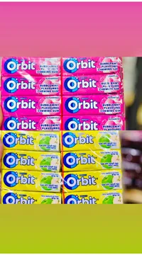 علكة أوربيت بنكهة النعناع والتفاح (Orbit)