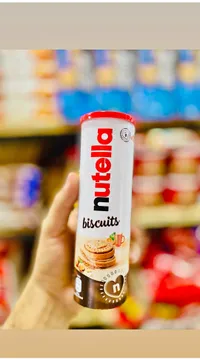 بسكويت محشو بكريمة البندق - نوتيلا (Nutella)