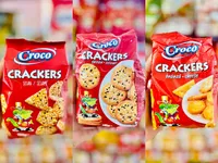 بسكويت كراكرز بالسمسم والجبنة - كروكو (Croco)