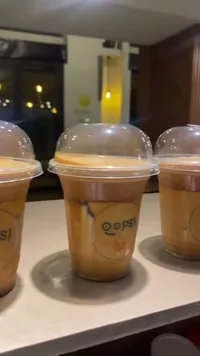 مشروب قهوة بارد - أوبس (Oops!)