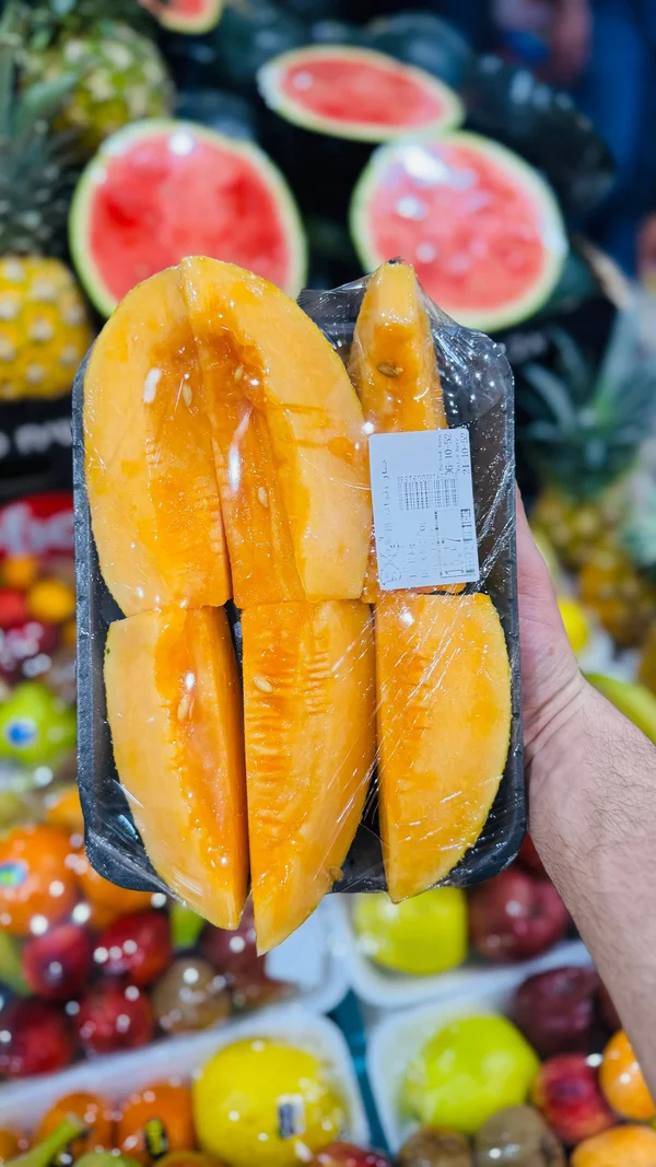 شرائح شمام طازج - مواد غذائية وبقالة - سوق غزة