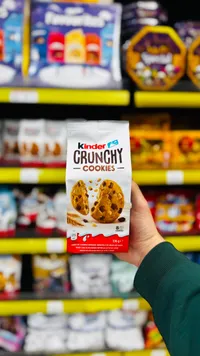كيندر كرانشي كوكيز - Kinder Crunchy Cookies