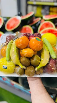 طبق فواكه مشكلة متنوعة