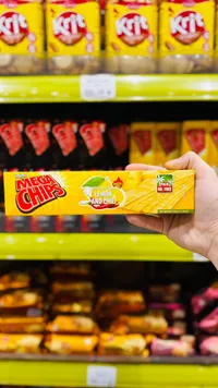 بطاطس ميغا شيبس بنكهة الليمون والفلفل الحار (Mega Chips)