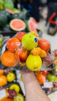 طبق فواكه مشكلة منوع