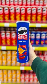 رقائق البطاطس بنكهة الكاتشب - برينجلز (Pringles)