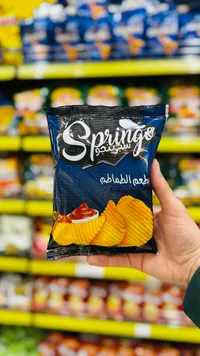 رقائق بطاطس بطعم الطماطم - سبرينجو (Springo)