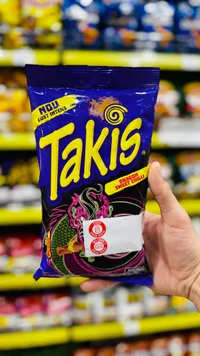 رقائق الذرة الحارة - تاكيس دراجون سويت تشيلي (Takis)