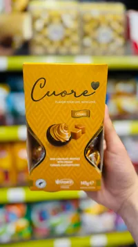 شوكولاتة ترافل بحشوة الكراميل - كوري (Cuore)