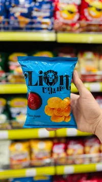 شيبس بطاطس بنكهة الكاتشب - ليون (Lion)