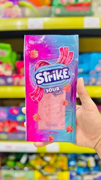 أحزمة حامضة بنكهة الفراولة - سترايك (Strike)