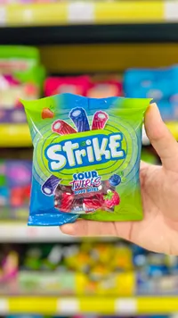 حلوى جيلي حامضة بنكهة التوت - سترايك (Strike)