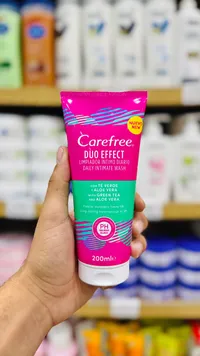غسول يومي للمناطق الحساسة ديو إفكت - كيرفري (Carefree)