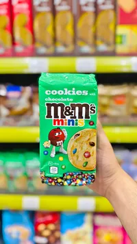 كوكيز بقطع شوكولاتة إم آند إمز ميني (M&M's)