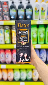شامبو صبغة شعر بزيت الأرجان - Dexe