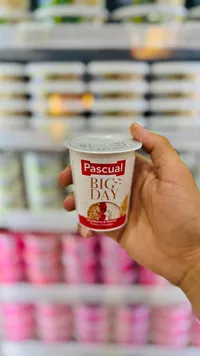 زبادي بنكهة الفراولة والرمان - باسكوال (Pascual)