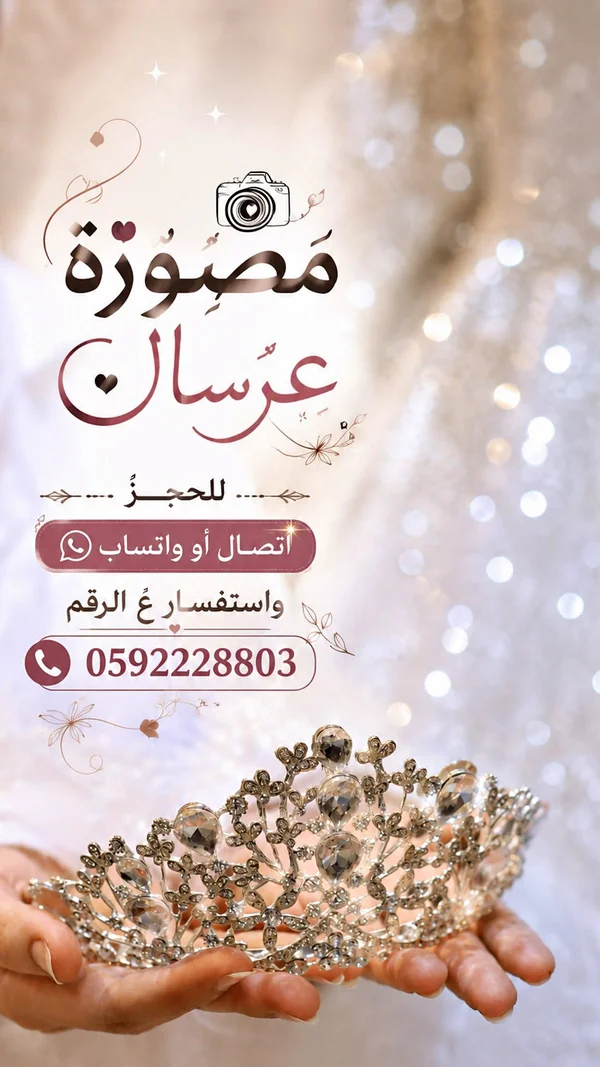 خدمات تصوير أعراس - مصورة عرسان - استديوهات التصوير - سوق غزة