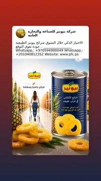 شرائح أناناس في شراب خفيف - بيونير
