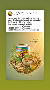 فول مدمس بالخلطة الفلسطينية - بيونير