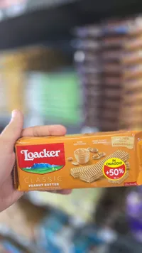ويفر كلاسيك بزبدة الفول السوداني - لواكر (Loacker)