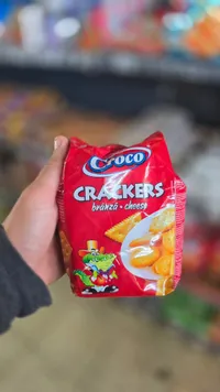 مقرمشات كراكرز بطعم الجبنة - كروكو (Croco)
