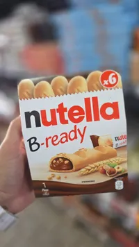 بسكويت محشو بكريمة البندق نوتيلا بي-ريدي (Ferrero)