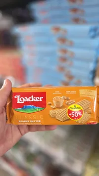 ويفر كلاسيك بزبدة الفول السوداني - لواكر (Loacker)