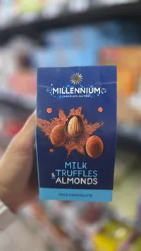 شوكولاتة بالحليب مع الترافل واللوز - ميلينيوم (Millennium)