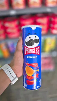 رقائق البطاطس بنكهة الكاتشب - برينجلز (Pringles)