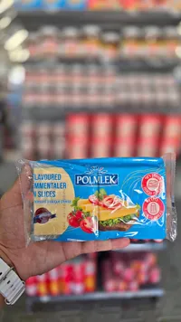 شرائح جبنة بنكهة الإيمنتال - بولميك (Polmlek)