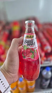 مشروب بذور الريحان بنكهة الفراولة - إمام (Imam)