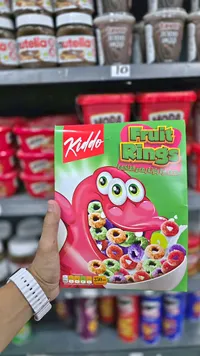 رقائق ذرة ملونة بطعم الفاكهة - كيدو (Kiddo)