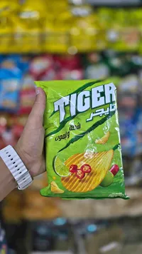 شيبس بطاطس شطة وليمون - تايجر (Tiger)