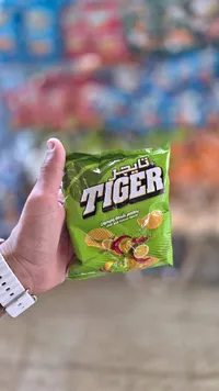 شيبس بطاطس مقرمش بطعم الشطة والليمون - تايجر (Tiger)