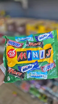 تشكيلة شوكولاتة ميني - مارس، سنيكرز، ميلكي واي وباونتي (Mars)