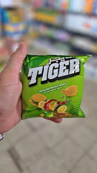 شيبس بطاطس مقرمشة بطعم الشطة والليمون - تايجر (Tiger)