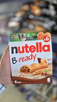 أصابع ويفر محشوة بكريمة البندق - نوتيلا بي ريدي (Nutella)